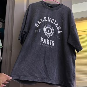 Balenciaga acid wash t shirt (AUTHENTIC)